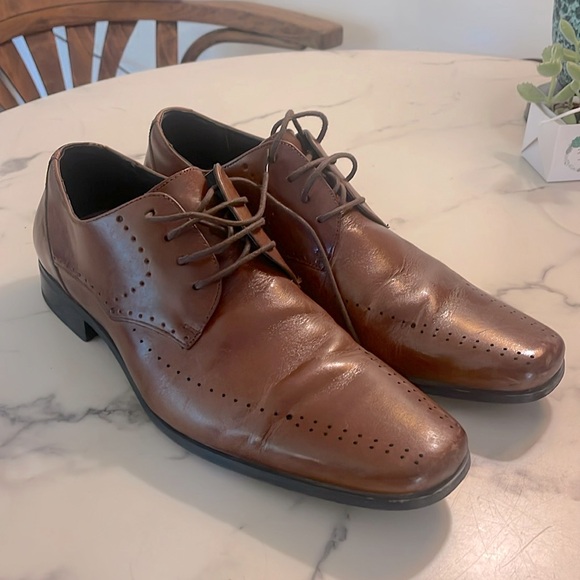 Stacy Adams ‘Attwell’ Shoe in Cognac - Picture 3 of 7